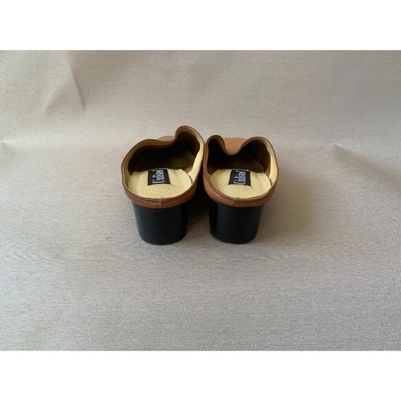 honey leather mules - Picture 10 of 11